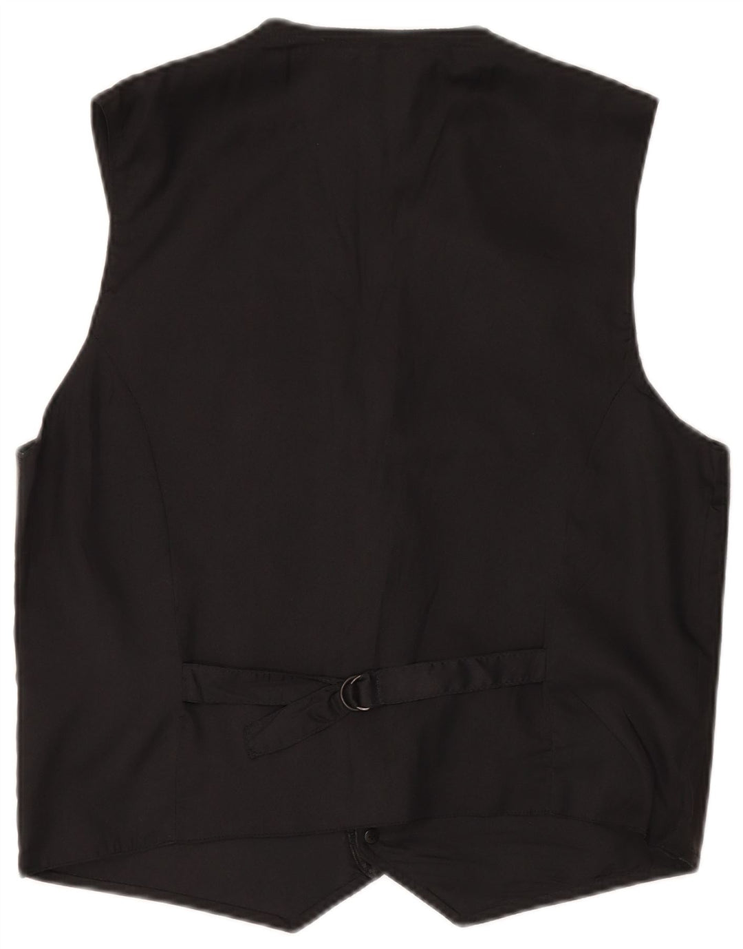 IRONSIDES Gilet in pelle da uomo grande in pelle nera