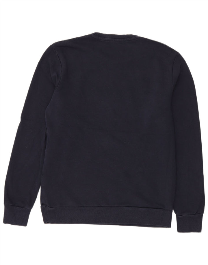 Jack & Jones Felpa con grafica da uomo Maglione grande in cotone blu navy