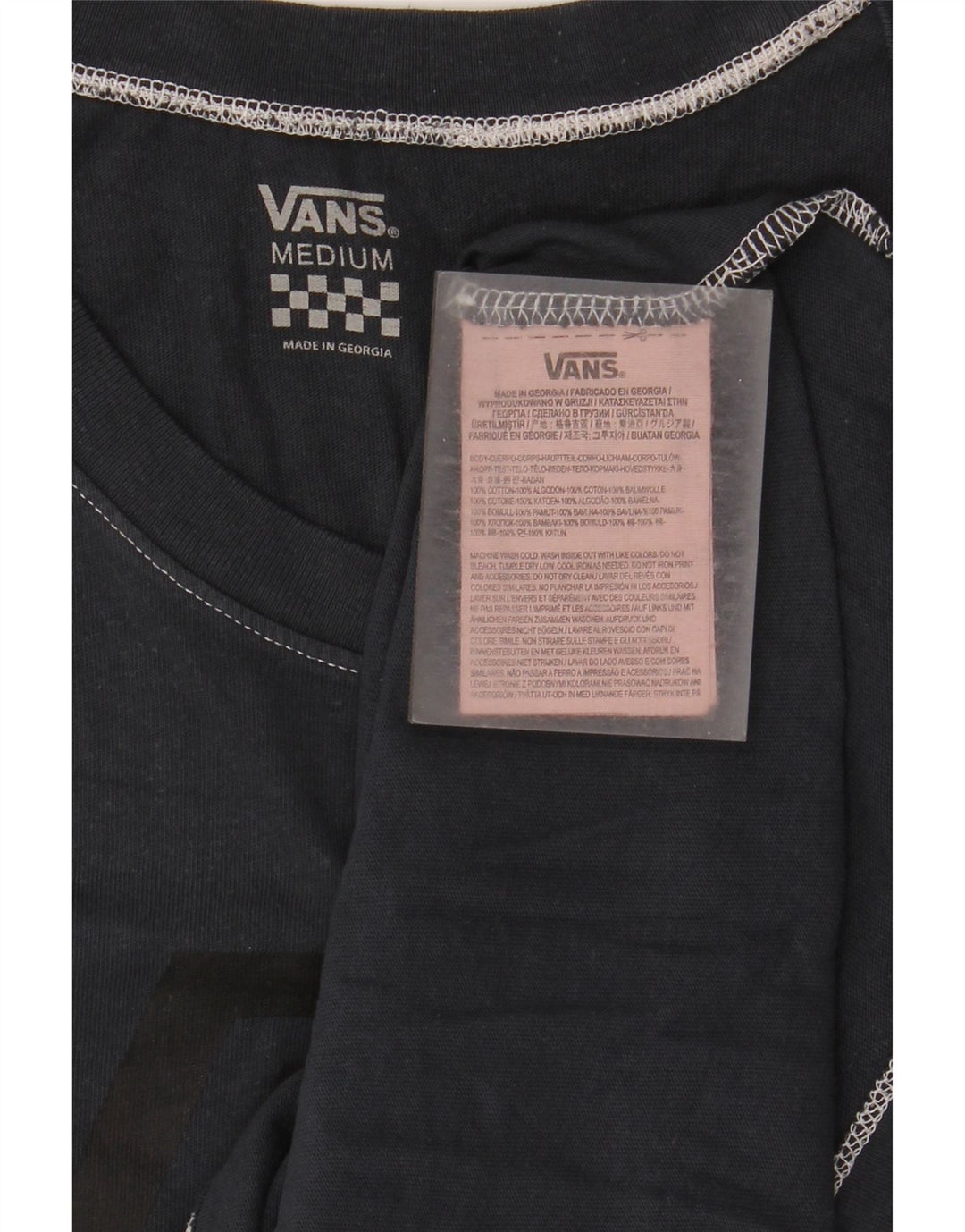 Canotta grafica da donna Vans UK 12 medio blu navy