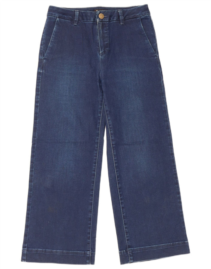 Jeans crop a gamba larga da donna Massimo Dutti W26 L23 Blu