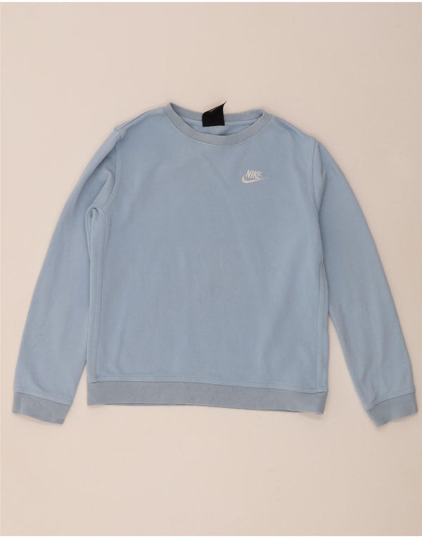 Felpa Nike Ragazzo Standard Fit Felpa 12-13 anni Large Blu Cotone