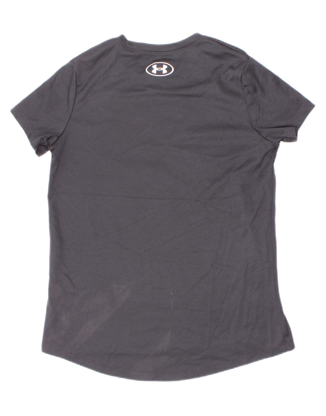 Maglietta grafica da ragazzo Under Armour Top 7-8 anni piccola in poliestere grigio