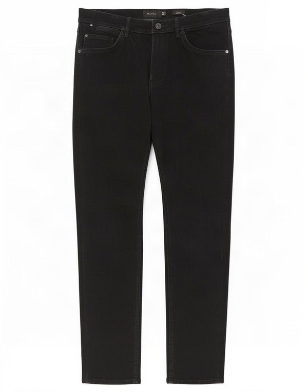 Massimo Dutti Mens Slim Jeans EU 38 Small W30 L30 Black Cotton