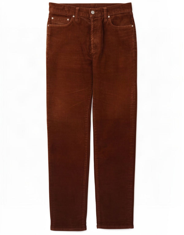 Pantaloni slim da uomo in velluto a coste Carhartt W30 L32 in cotone marrone
