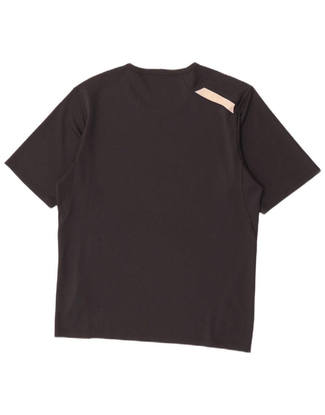 T-shirt da uomo Nike Top media nera in poliestere