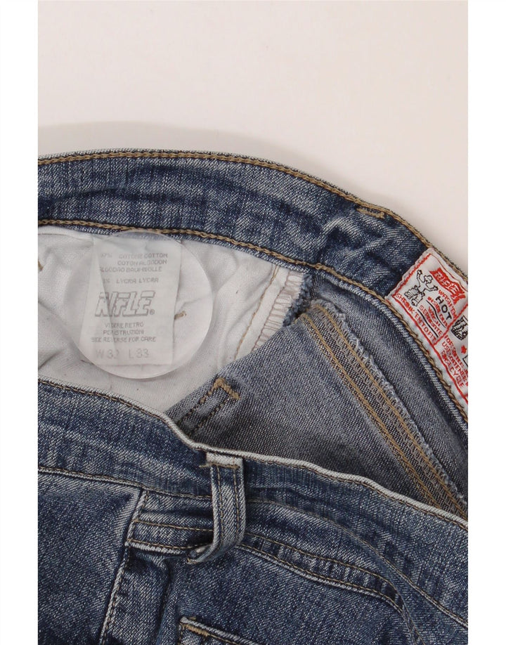 RIFLE Womens Straight Jeans W32 L33 Blue Cotton Vintage Rifle and Second-Hand Rifle from Messina Hembry 