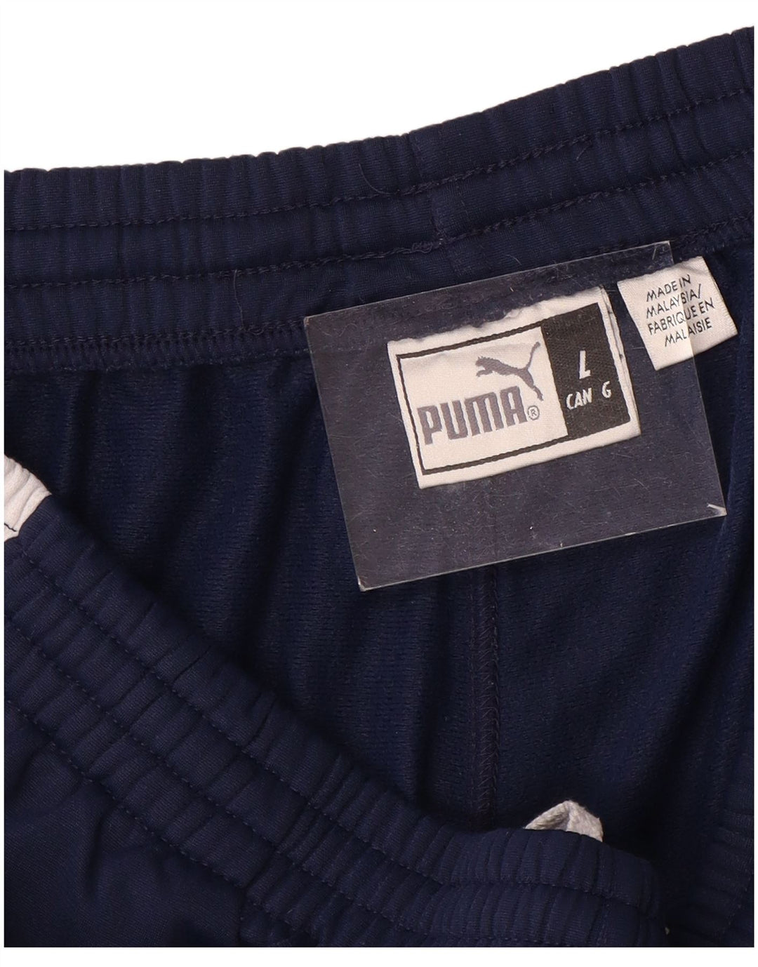 Pantaloni da tuta PUMA da uomo grandi color block blu navy