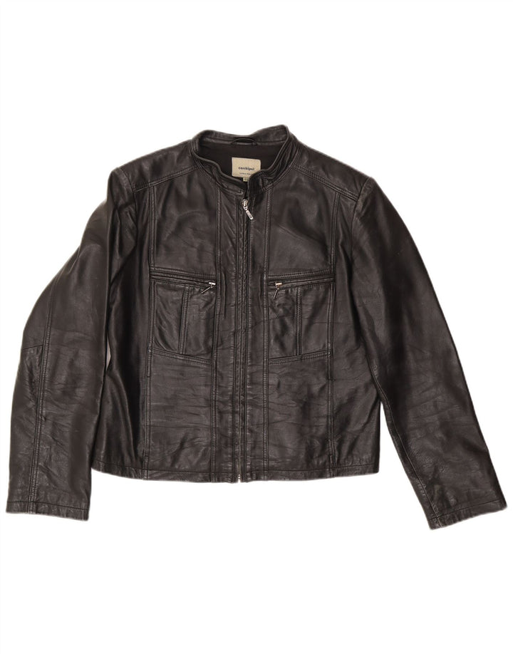 Giacca In Pelle Donna Conbipel IT 48 XL Nera