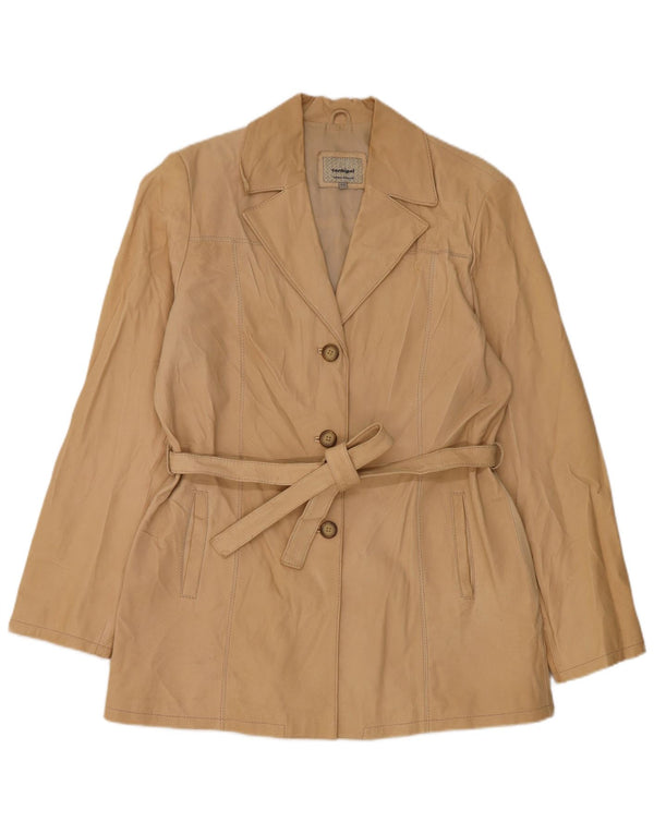 Giacca In Pelle Donna Conbipel IT 50 XL Beige