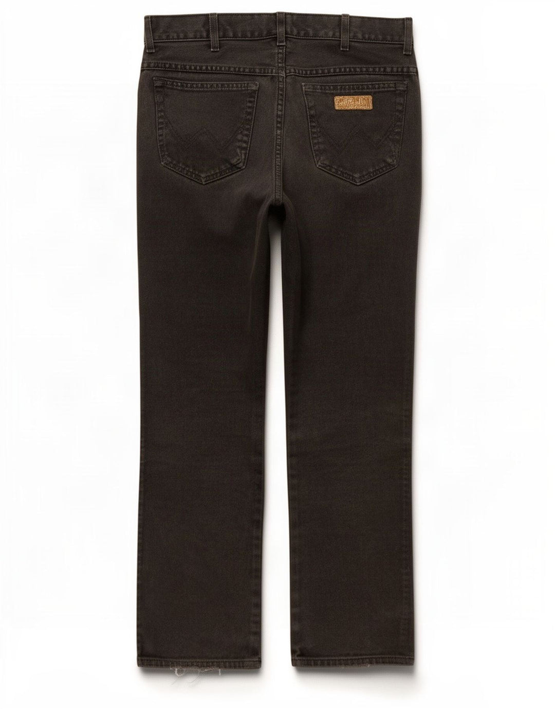 Jeans dritti da uomo Wrangler W36 L32 cotone nero