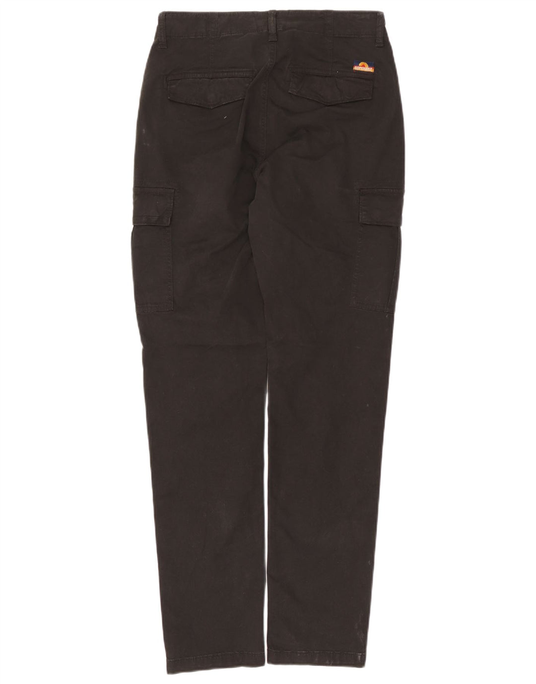 Pantaloni cargo slim da uomo Superdry W28 L32 cotone nero