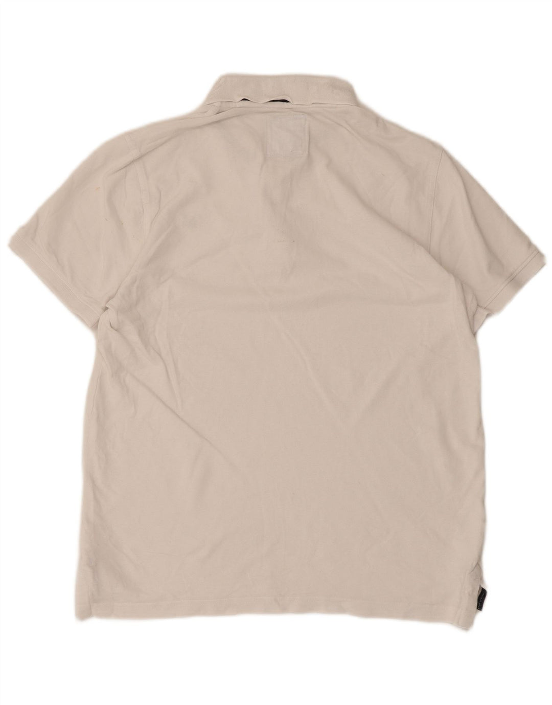 Crew Clothing Polo da uomo grande in cotone bianco