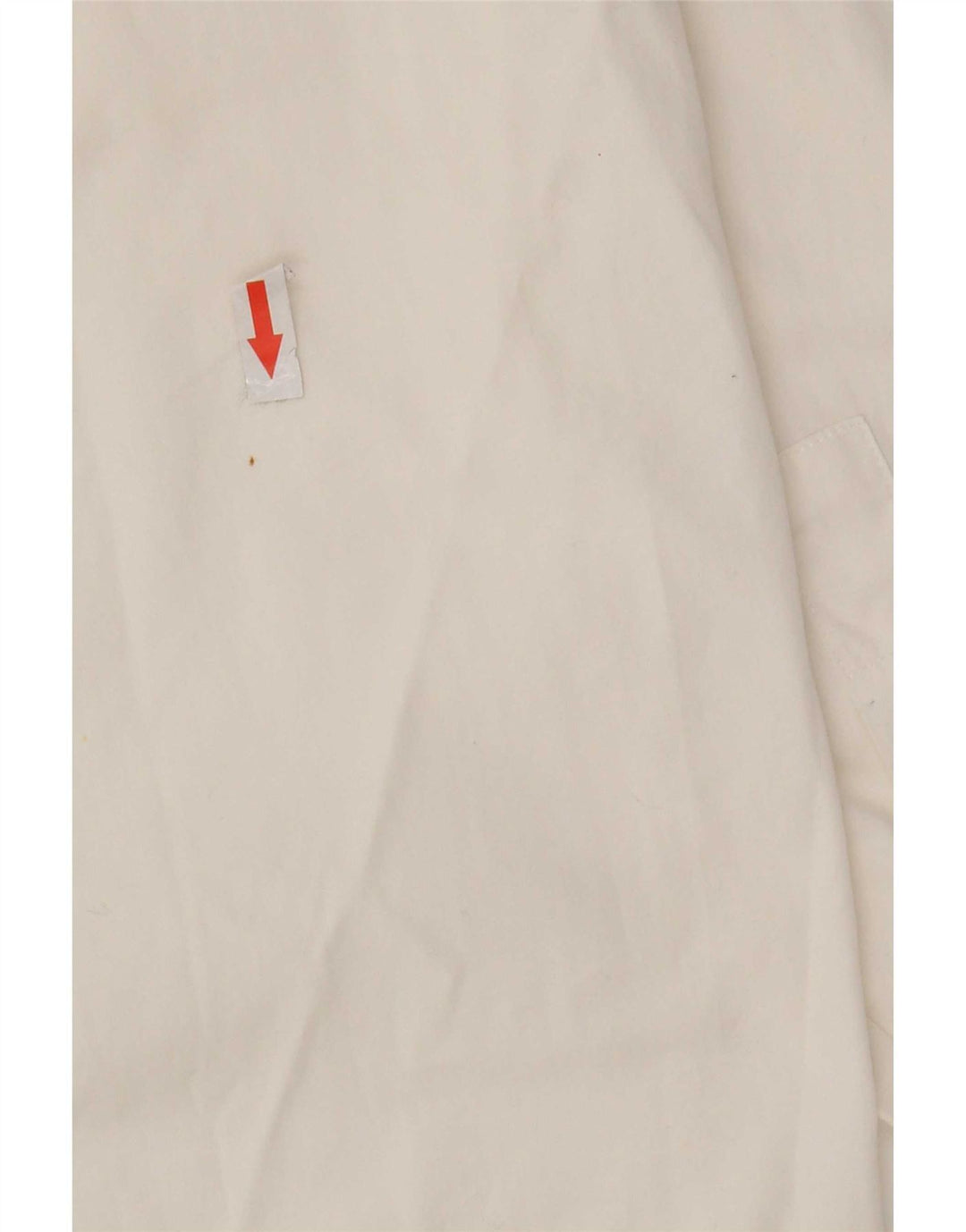Camicia vintage da uomo piccola in cotone bianco