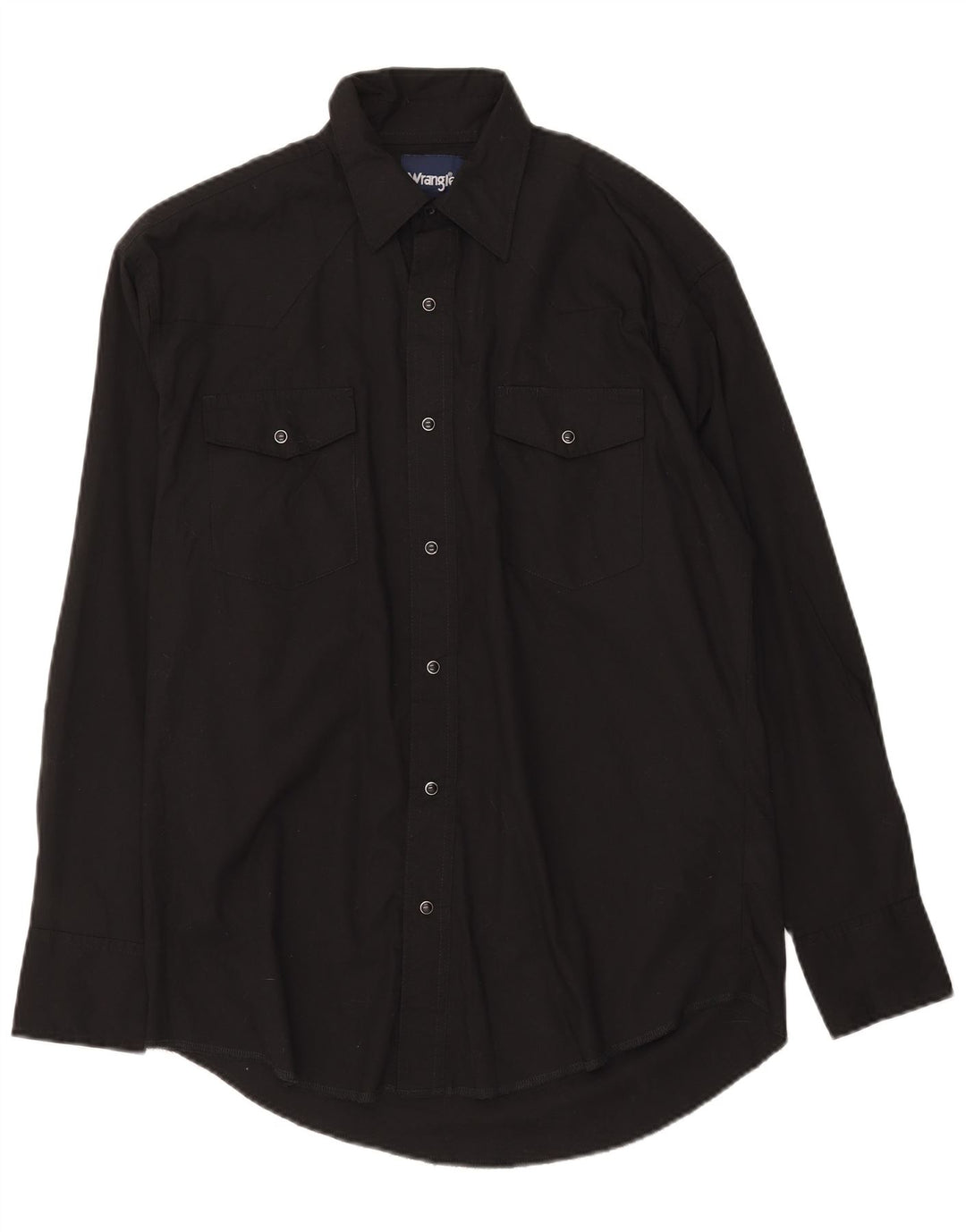 Camicia da uomo Wrangler in cotone nero medio