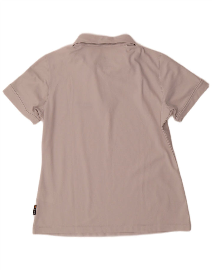 Polo da donna Jack Wolfskin UK 16 grande poliestere grigio
