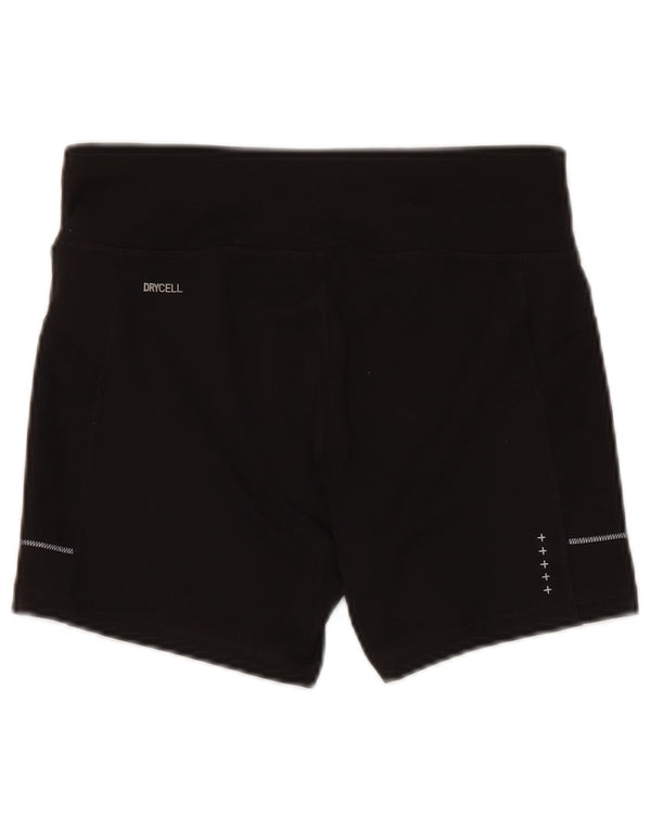 Puma Womens Sport Shorts UK 12 Medium Black Polyester