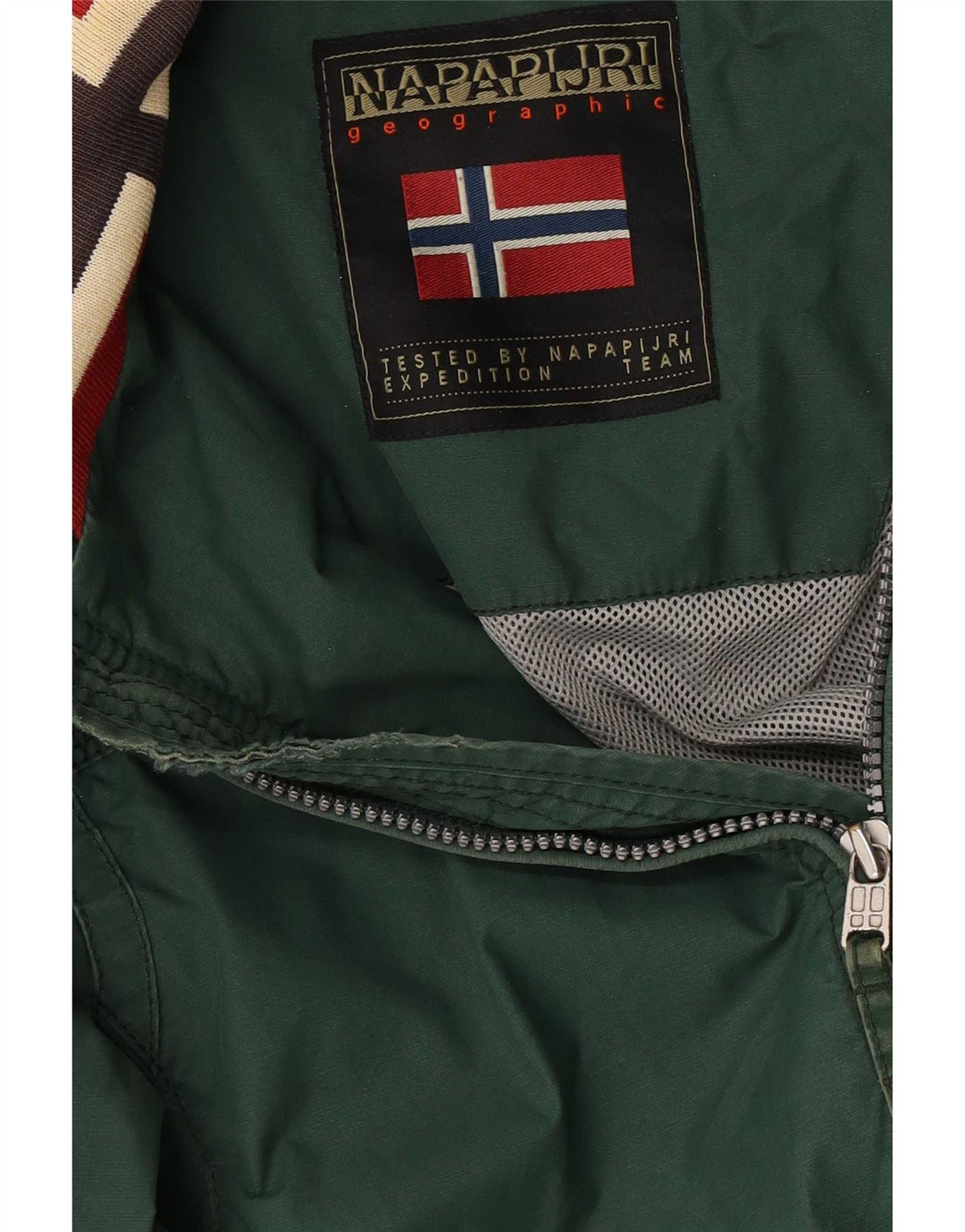 Giubbotto bomber geografico da uomo Napapijri UK 36 piccolo verde