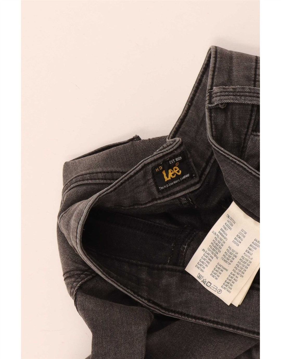 Jeans skinny da donna Lee W30 L33 cotone grigio