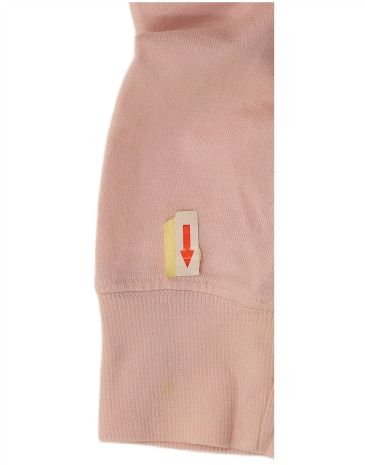 CALVIN KLEIN Felpa con grafica da donna Maglione UK 14 Cotone rosa medio