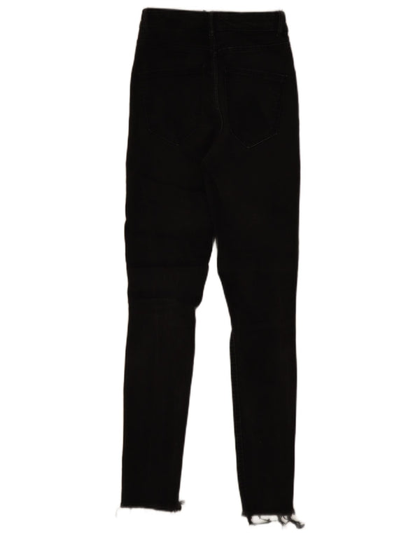 Jeans skinny effetto invecchiato da donna Zara EU 34 2XS W24 L28 Nero