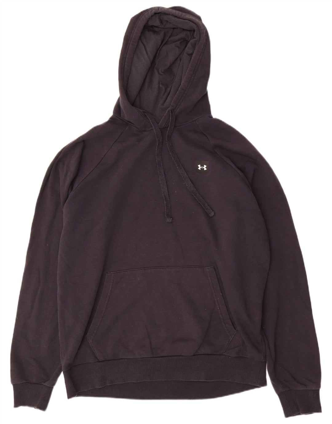Felpa con cappuccio da uomo Under Armour grande in cotone nero