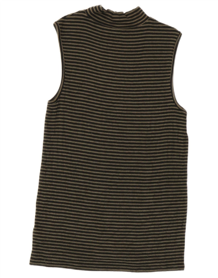 Canotta da donna Gap UK 12 modal a righe nere medie