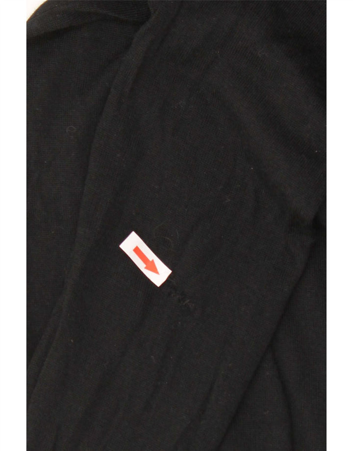 Maglione maglione a collo alto da donna Marks & Spencer UK 10 piccolo nero