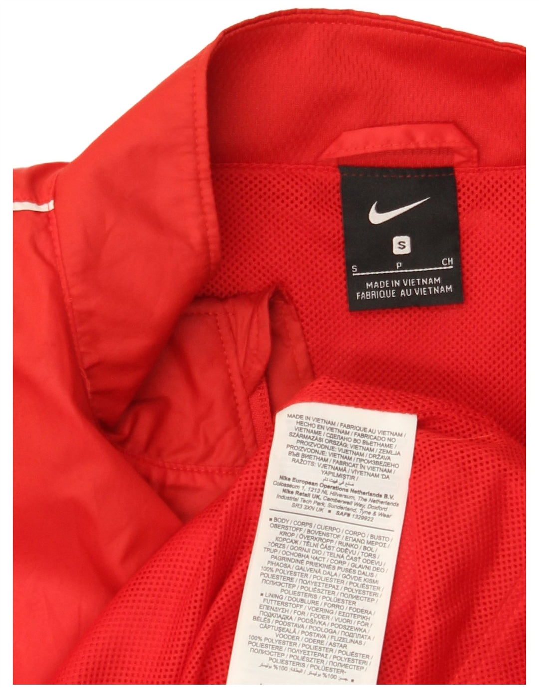 Giacca da ginnastica da uomo NIKE piccola rossa
