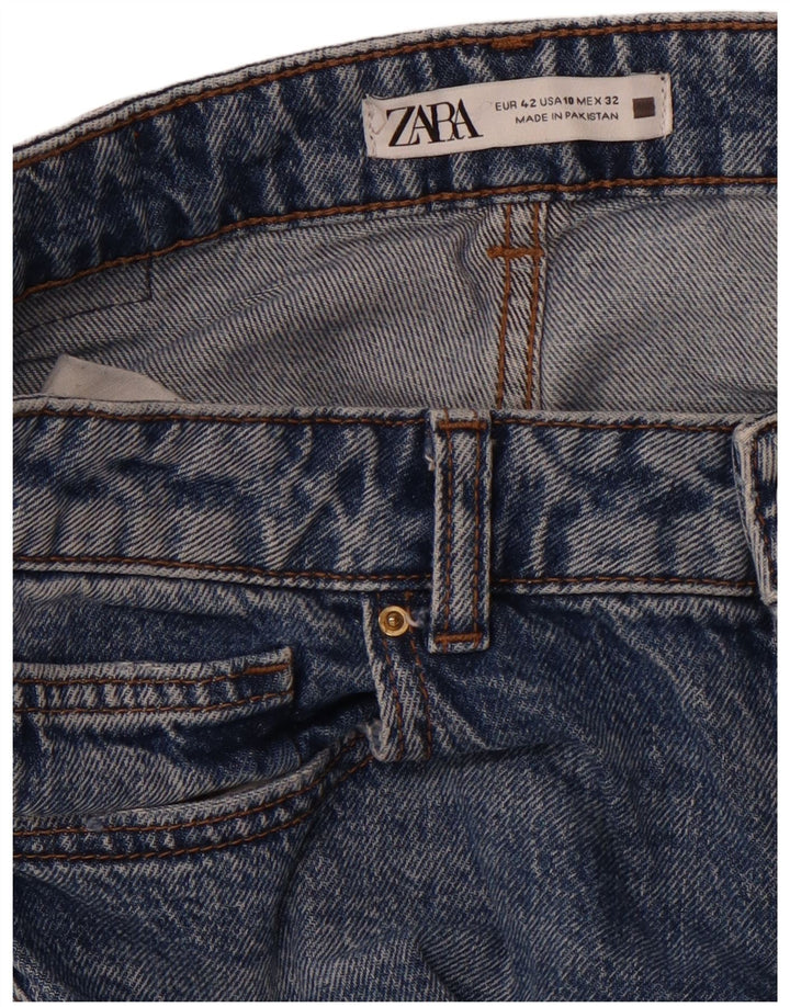 Jeans affusolati da donna ZARA EU 42 Large W32 L28 Blu