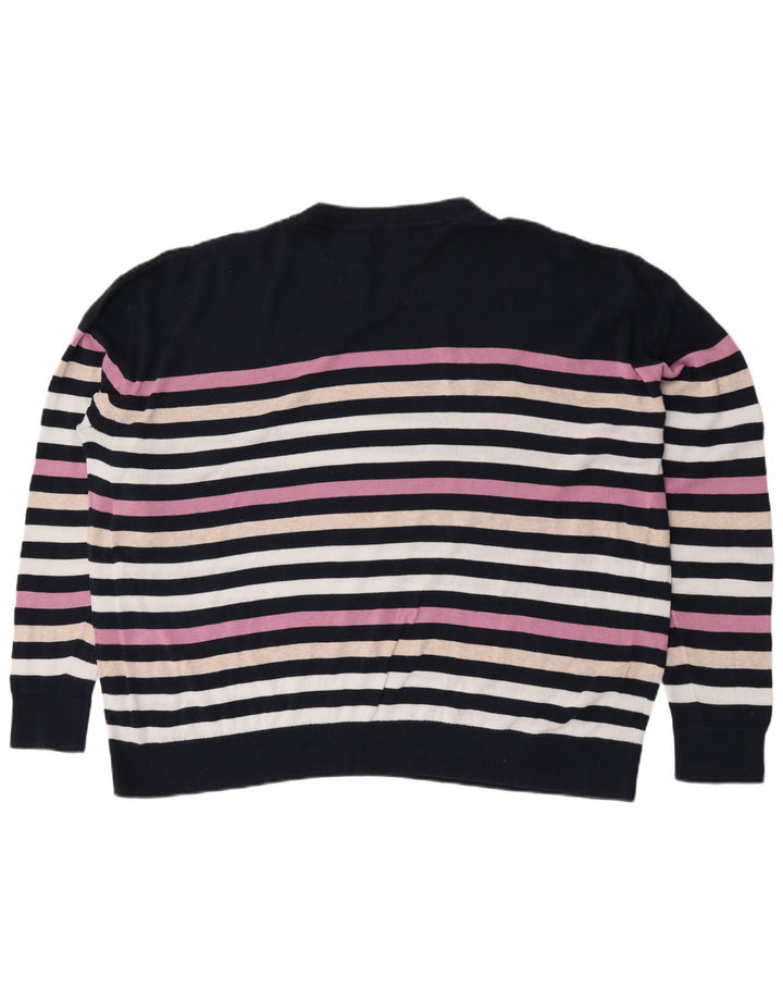 Maglione maglione girocollo da donna Marks & Spencer UK 18 XL multicolore