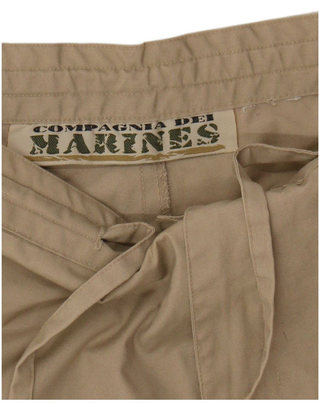VINTAGE Mens Cargo Shorts W34 Large Beige