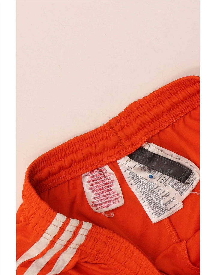 Pantaloncini sportivi Adidas Aeroready da ragazzo 15-16 anni in poliestere arancione