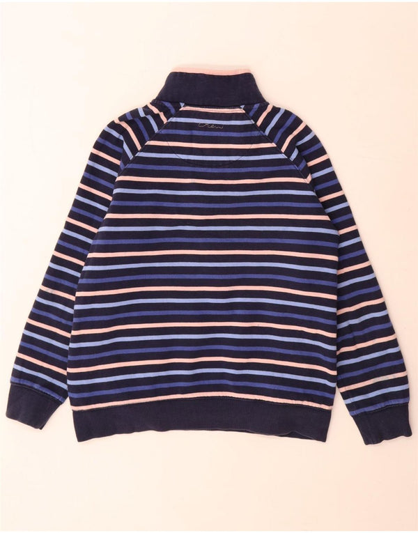 Crew Clothing Felpa da donna Maglione UK 10 Small Blu Navy a righe