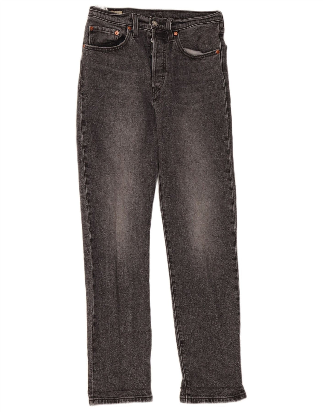 Jeans dritti Levi's 501 da donna W26 L30 cotone grigio