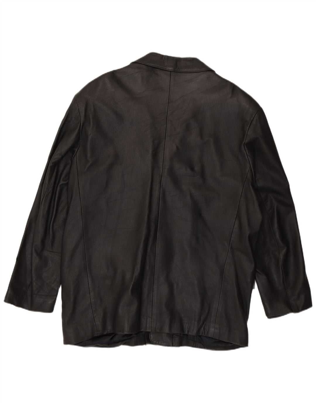 Giacca in pelle da uomo Regina UK 44 2XL Pelle nera