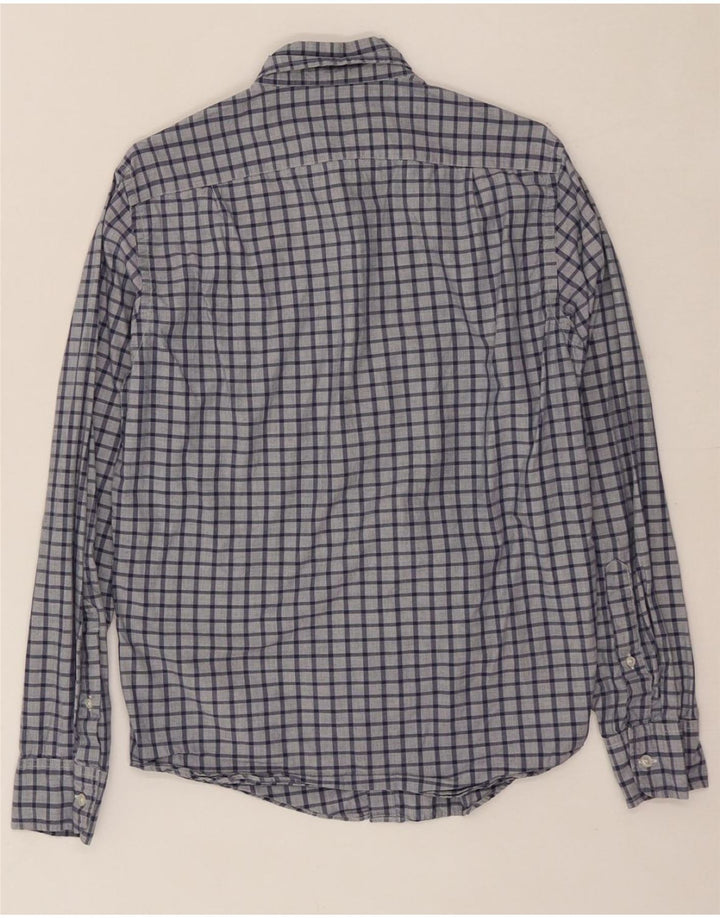 J. CREW Mens Slim Shirt Small Blue Check Cotton Vintage J. Crew and Second-Hand J. Crew from Messina Hembry 