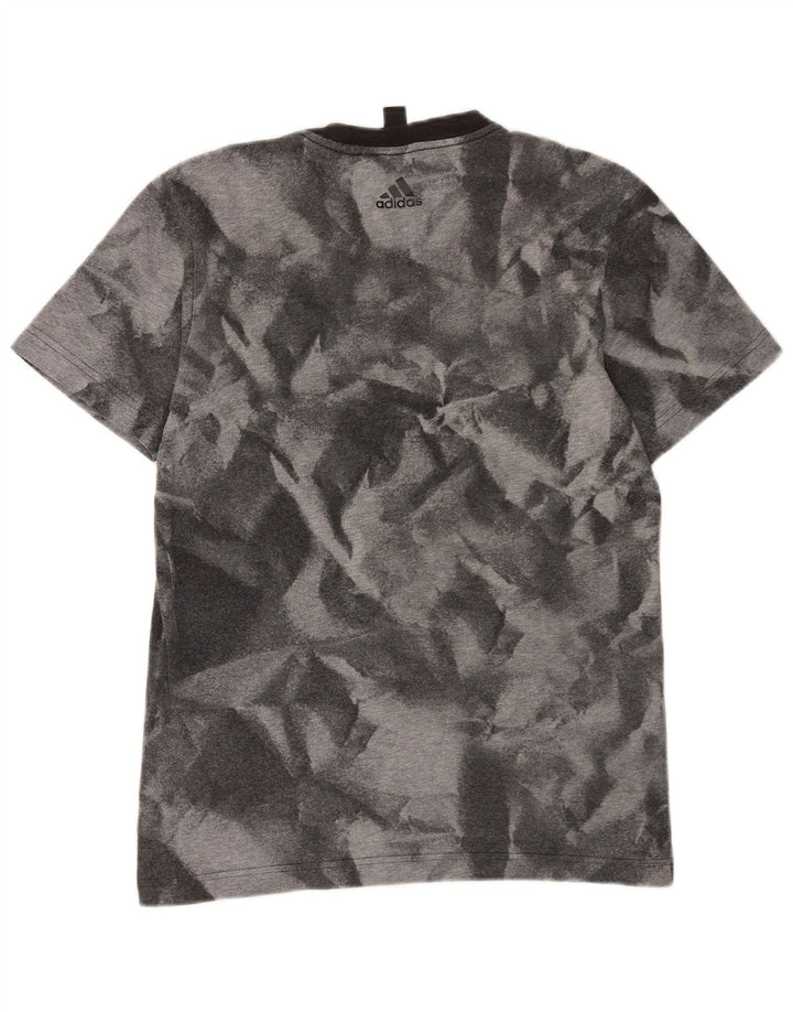 T-shirt grafica da uomo ADIDAS Top Small grigia Tie Dye