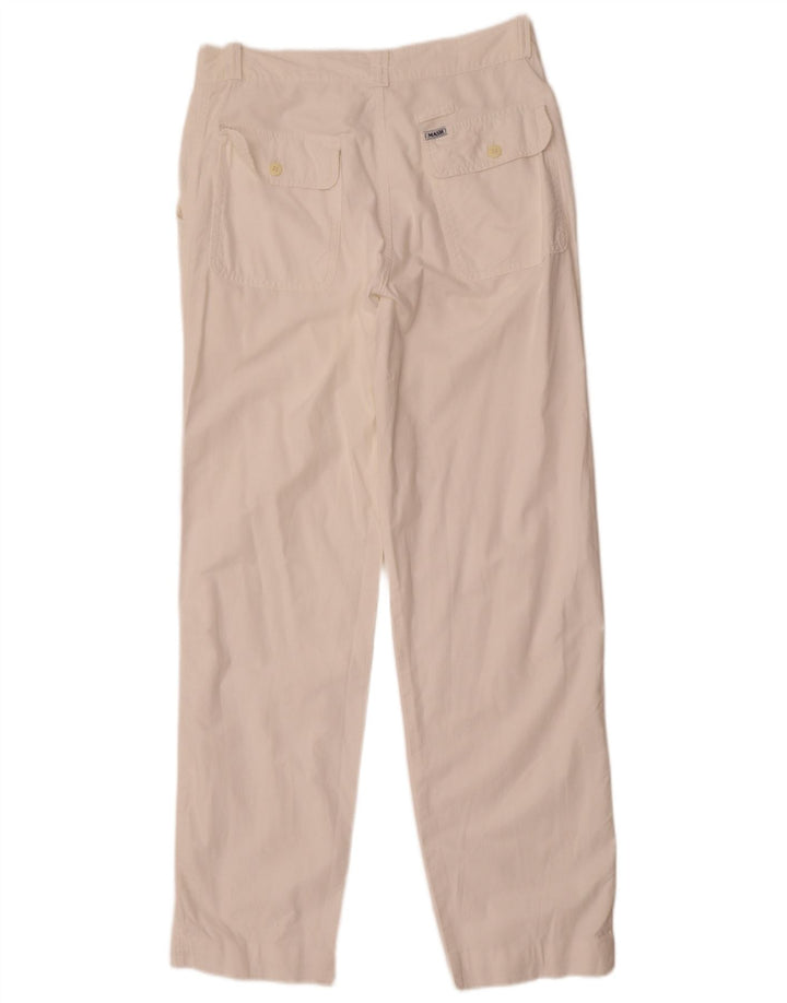 Pantaloni chino dritti da uomo Mash W30 L32 bianchi