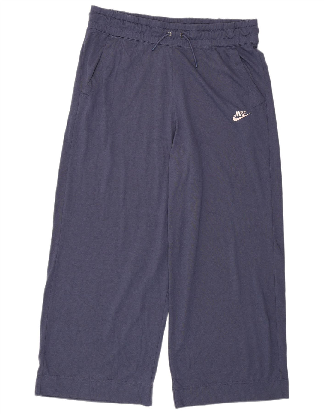 Pantaloni da tuta da donna NIKE UK 18 XL poliestere blu navy