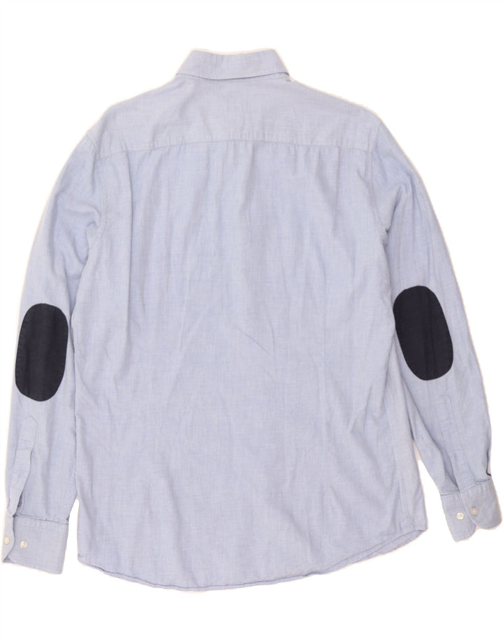MASSIMO DUTTI Mens Shirt Large Blue Cotton Vintage Massimo Dutti and Second-Hand Massimo Dutti from Messina Hembry 