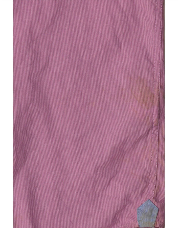 Camicia sartoriale da uomo Tommy Hilfiger taglia 44 17 1//2 XL gessato rosa