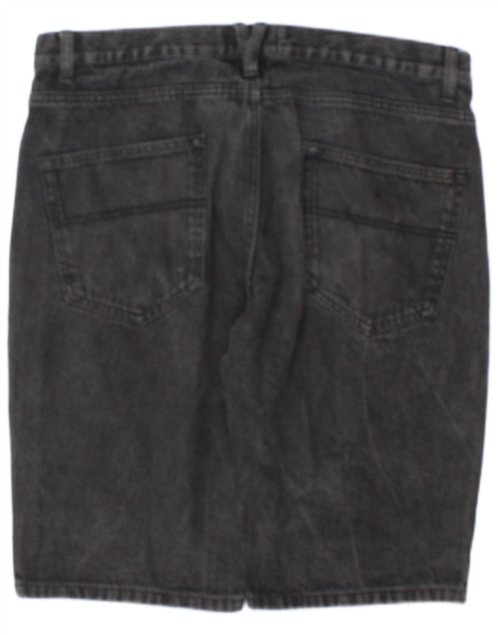 Pantaloncini di jeans da uomo Pierre Cardin grandi W36 cotone grigio