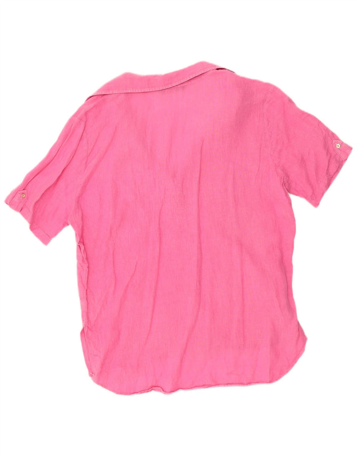 Camicetta a maniche corte da donna ZARA UK 18 XL Rosa