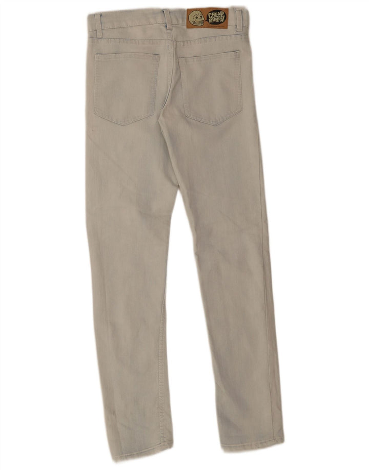 Jeans slim da uomo economici Monday W30 L32 cotone bianco