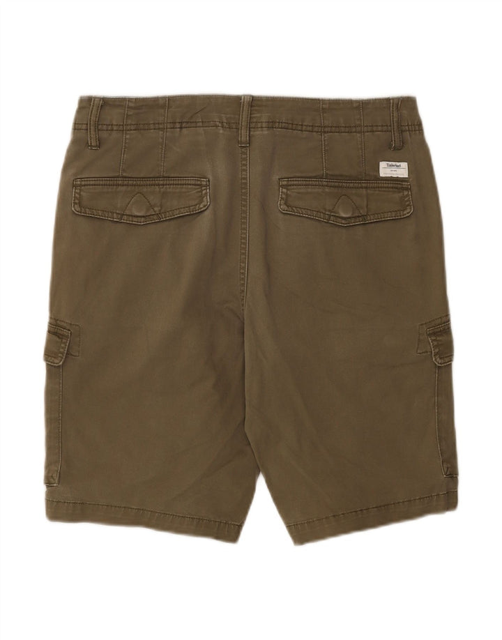 TIMBERLAND Mens Cargo Shorts W31 Medium  Khaki Cotton