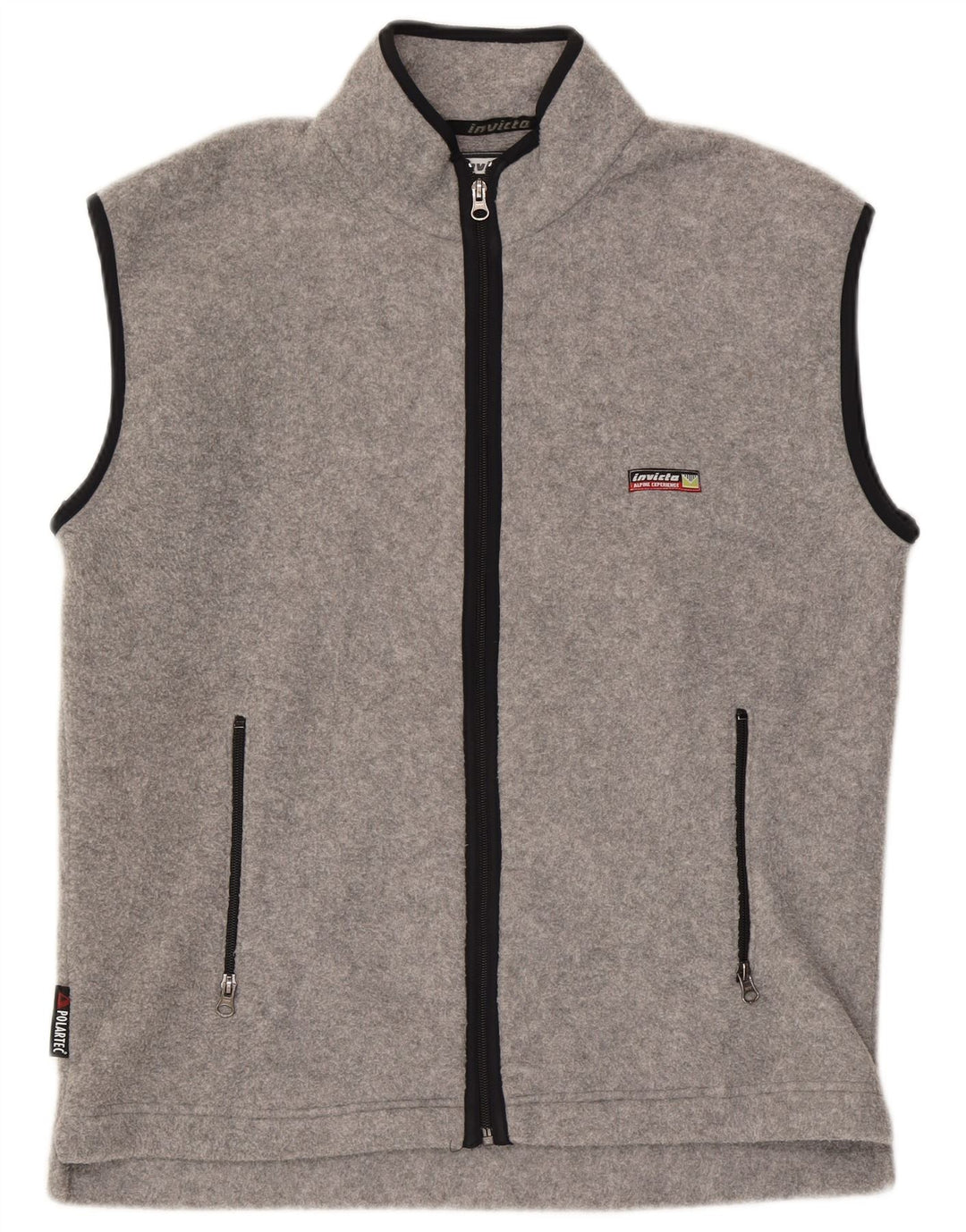 Gilet in pile da uomo Invicta UK 40 Large Grigio Poliestere