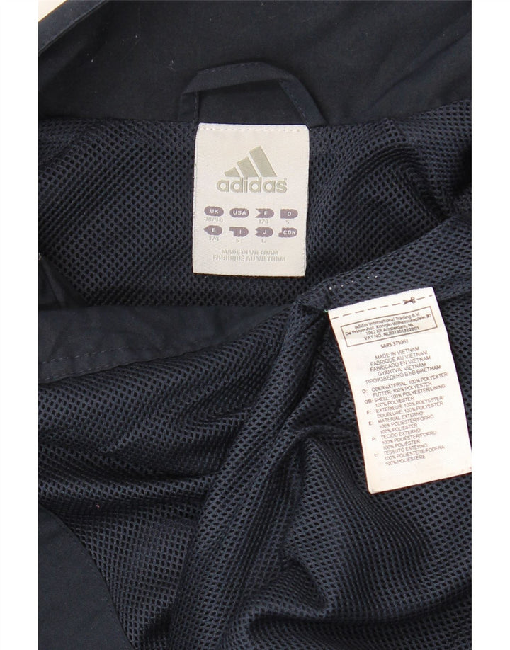 Giacca da tuta da uomo Adidas UK 38/40 Medium Blu Navy Colourblock