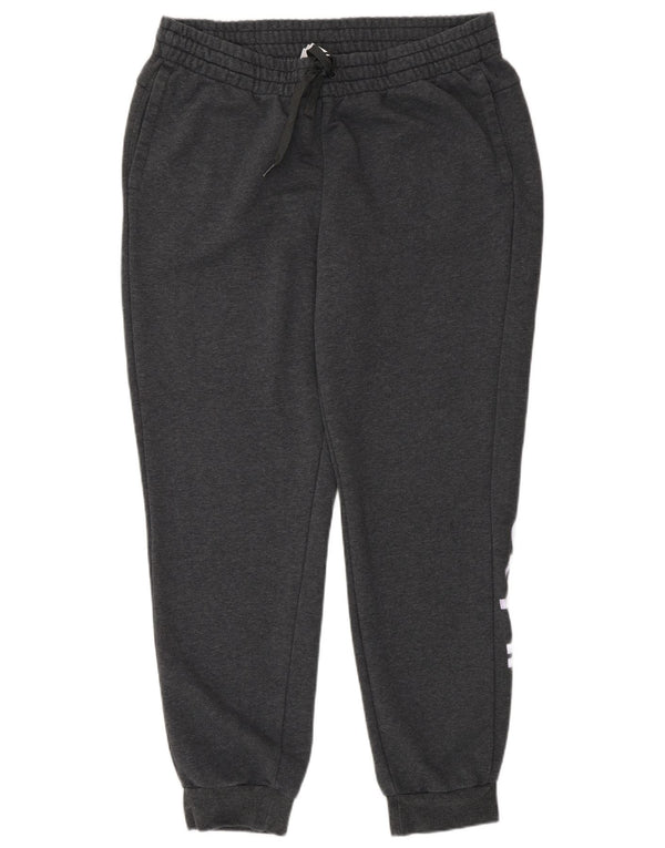 Pantaloni da tuta con grafica Adidas da donna Joggers UK 20/22 XL Cotone grigio