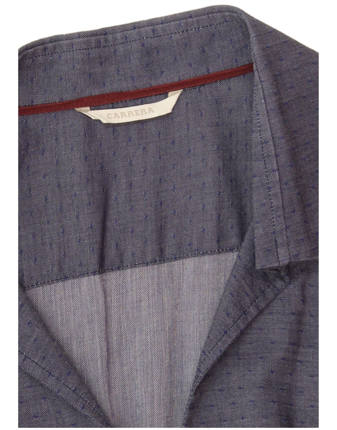 Camicia da donna Carrera UK 12 medio blu navy maculato