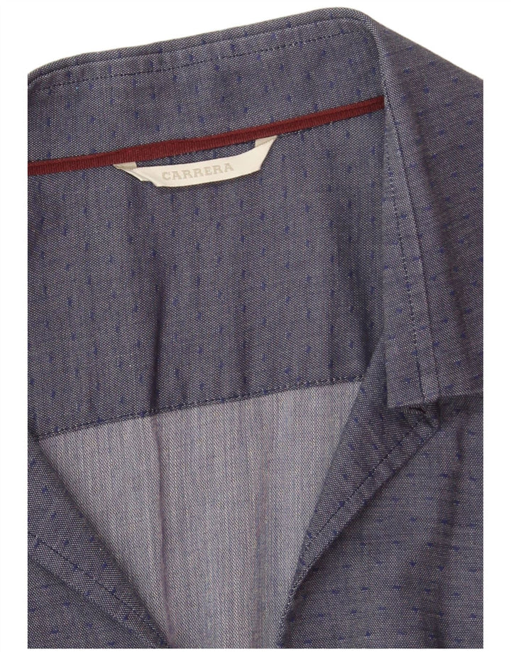 Camicia da donna Carrera UK 12 medio blu navy maculato